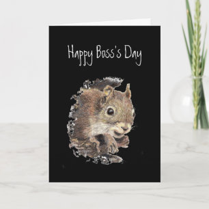 Happy Boss Day, om er maar één in nuthouse te vind Kaart