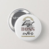 Happy Boss Day Ronde Button 5,7 Cm (Voorkant /achterkant)