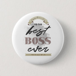 Happy Boss Day Ronde Button 5,7 Cm