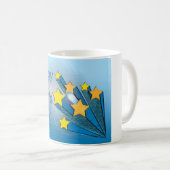 Happy Boss Day Shooting Stars Koffiemok (Voorkant rechts)