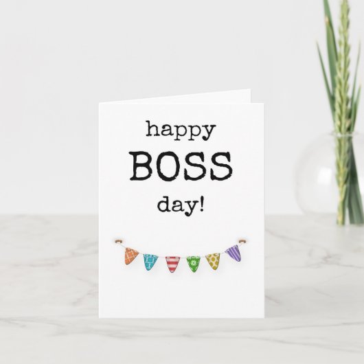 Happy Boss Day, Waardering, Waardeer Kaart (Voorkant)
