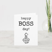 Happy Boss Day, Waardering, Waardeer Kaart (Voorkant)