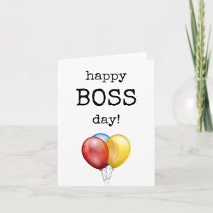 Happy Boss Day, Waardering, Waardeer Kaart