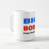 Happy Boss's Day Big Boss Koffiemok (Voorkant links)