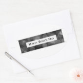Happy Boss's Day (bokeh) Ovale Sticker (Envelop)