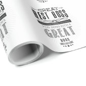 Happy Boss's Day Cadeaupapier (Rol Hoek)