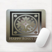 Happy Boss's Day Golden Classic Design Muismat (Met muis)