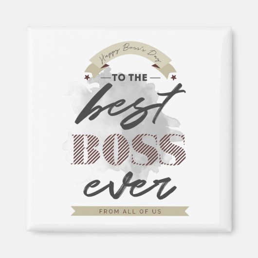 Happy Boss's Day magneet (Voorkant)