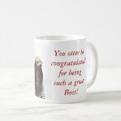 Happy Boss's Day met grappige Boss's day Koffiemok (Voorkant rechts)