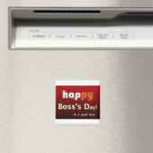 Happy Boss's Day naar een geweldige baas Magneet (Insitu (Vaatwasser))