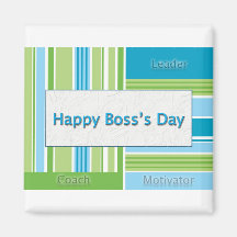 Happy Boss's Day Stripes