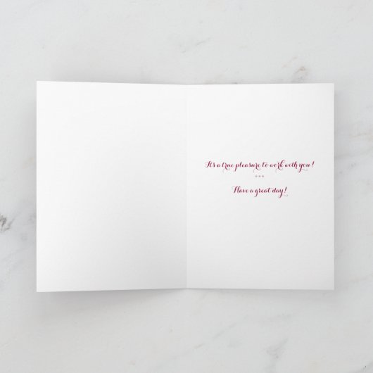 Happy Boss's Day voor Vrouw Boss Kaart (Binnen)