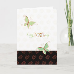 Happy Boss's Day voor Vrouw Boss Kaart