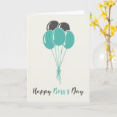 Happy Boss's Day Wenskaart Kaart (Gele Bloem)