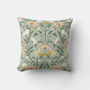 Happy Botanical Floral Flower Spring Pattern. Kussen