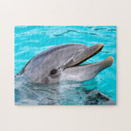 Happy Bottlenose Dolphin, Jigzaag Puzzle Legpuzzel