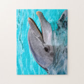 Happy Bottlenose Dolphin, Jigzaag Puzzle Legpuzzel (Verticaal)