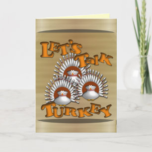 Happy Bowling Thanksgiving Feestdagen Kaart