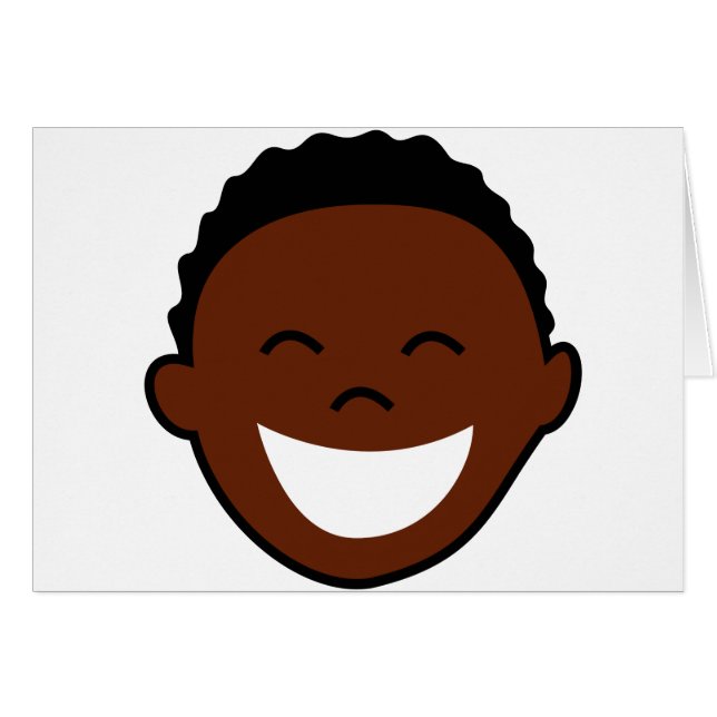 Happy Boy Face (Voorkant Horizontaal)