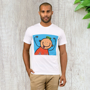 Happy Boy Mannen T-Shirt