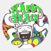 Happy Brain #7 Sticker (Voorkant)