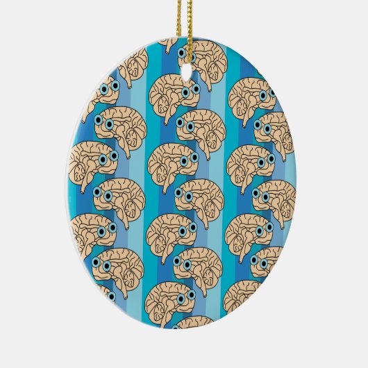 Happy Brain Keramisch Ornament (Rechts)
