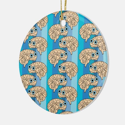 Happy Brain Keramisch Ornament (Links)