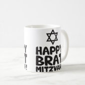 Happy Brat Mitzvah (Bar / Bat Mitzvah) Koffiemok (Voorkant rechts)