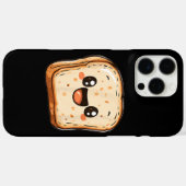 Happy Bread Slice Cartoon Smiling Toast Case-Mate iPhone Case (Achterkant (horizontaal))