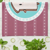 Happy Bread Slice Theedoek (Gevouwen)