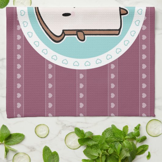 Happy Bread Slice Theedoek (Gevouwen)