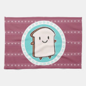 Happy Bread Slice Theedoek (Horizontaal)