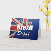 Happy Brexit Day Card Kaart (Gele Bloem)