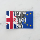 HAPPY BREXIT DAY KAART (Binnen)