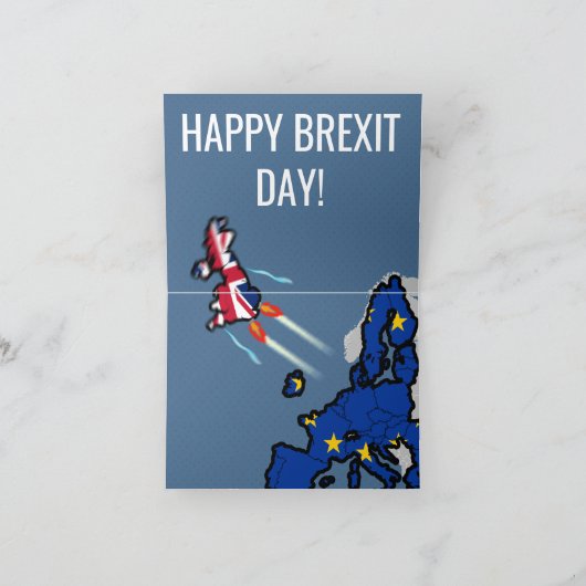 HAPPY BREXIT DAY KAART (Binnen)