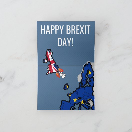 HAPPY BREXIT DAY KAART (Binnen)