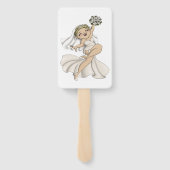 Happy Bride 02 Handwaaier (Achterkant)