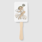 Happy Bride 02 Handwaaier (Voorkant)