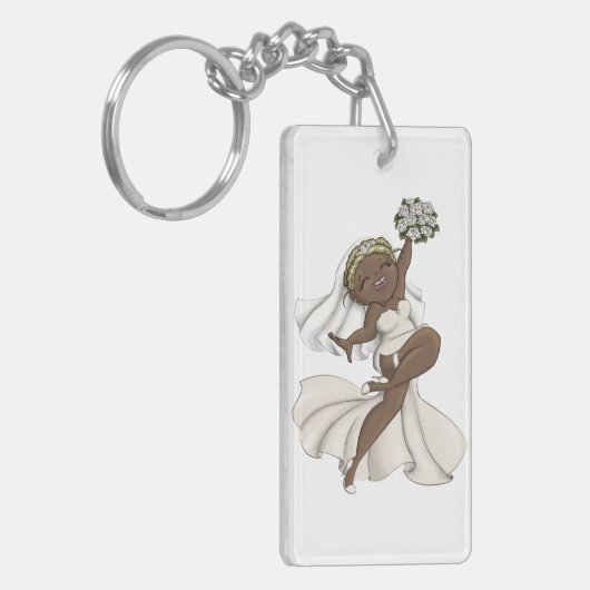 Happy Bride 02 Sleutelhanger (Voorkant Links)