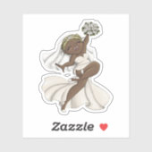 Happy Bride 02 Sticker (Vel)