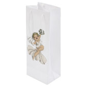 Happy Bride 02 Wijn Cadeautas (Achterkant Gekanteld)