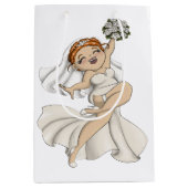 Happy Bride 03 Medium Cadeauzakje (Voorkant)