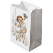 Happy Bride 03 Medium Cadeauzakje (Achterkant Gekanteld)