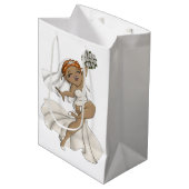 Happy Bride 03 Medium Cadeauzakje (Voorkant Gekanteld)