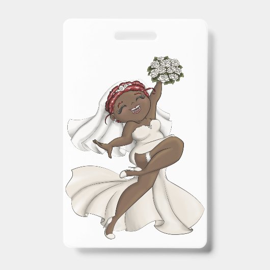 Happy Bride 04 Badge (Voorzijde)