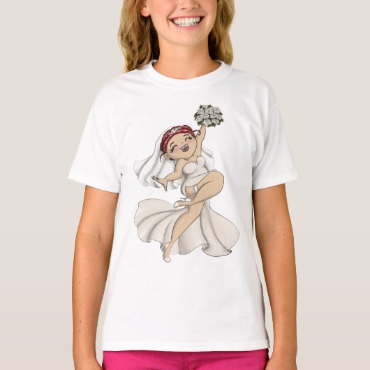 Happy Bride 04 T-shirt (Voorkant)