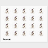 Happy Bride 06 Ronde Sticker (Vel)