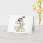 Happy Bride 07 Kaart (Gele Bloem)