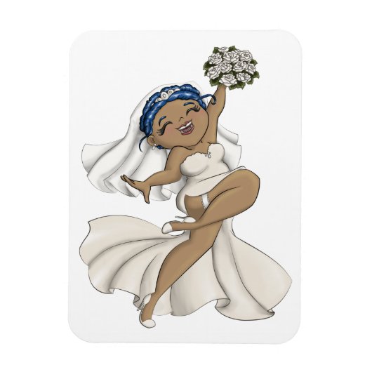 Happy Bride 07 Magneet (Verticaal)