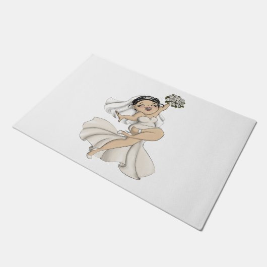 Happy Bride 11 Deurmat (Schuin)